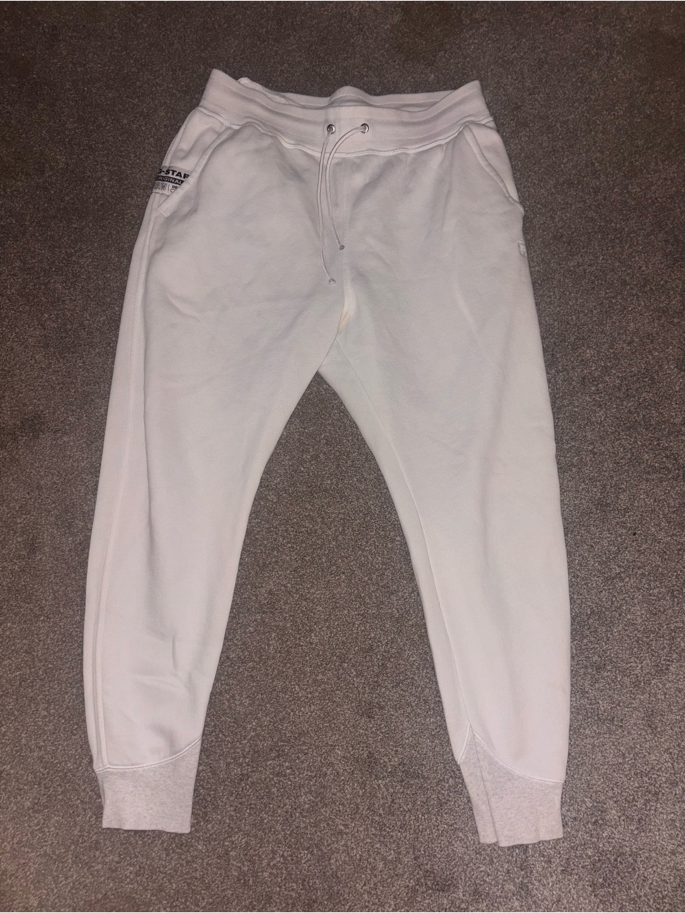 G-Star White Jogger Sweatpants